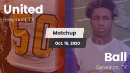 Matchup: United  vs. Ball  2020