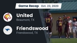 Recap: United  vs. Friendswood  2020