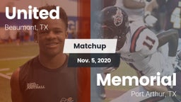 Matchup: United  vs. Memorial  2020