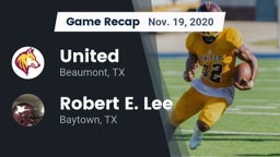 Recap: United  vs. Robert E. Lee  2020