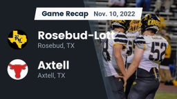 Recap: Rosebud-Lott  vs. Axtell  2022