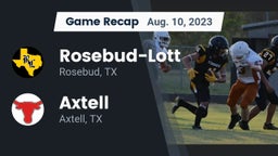 Recap: Rosebud-Lott  vs. Axtell  2023