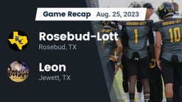 Recap: Rosebud-Lott  vs. Leon  2023