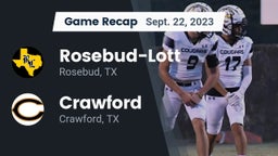 Recap: Rosebud-Lott  vs. Crawford  2023