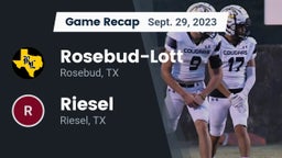 Recap: Rosebud-Lott  vs. Riesel  2023