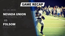 Recap: Nevada Union  vs. Folsom  2016