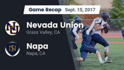 Recap: Nevada Union  vs. Napa  2017