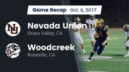 Recap: Nevada Union  vs. Woodcreek  2017
