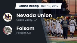 Recap: Nevada Union  vs. Folsom  2017