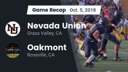 Recap: Nevada Union  vs. Oakmont  2018