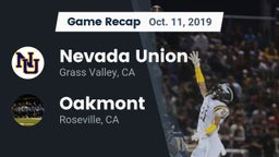 Recap: Nevada Union  vs. Oakmont  2019