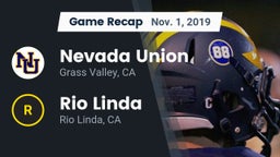 Recap: Nevada Union  vs. Rio Linda  2019