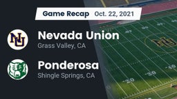 Recap: Nevada Union  vs. Ponderosa  2021