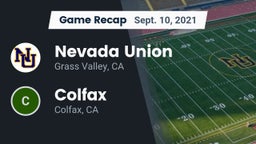 Recap: Nevada Union  vs. Colfax  2021