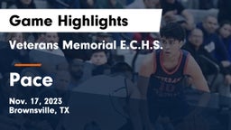 Veterans Memorial E.C.H.S. vs Pace  Game Highlights - Nov. 17, 2023