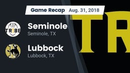 Recap: Seminole  vs. Lubbock  2018