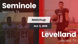 Matchup: Seminole  vs. Levelland  2018