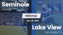 Matchup: Seminole  vs. Lake View  2018