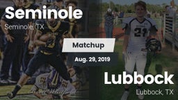 Matchup: Seminole  vs. Lubbock  2019