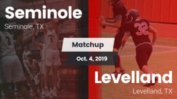 Matchup: Seminole  vs. Levelland  2019