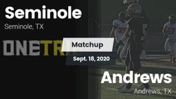 Matchup: Seminole  vs. Andrews  2020