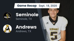 Recap: Seminole  vs. Andrews  2020