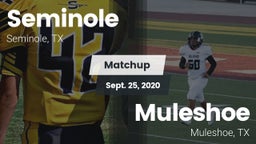 Matchup: Seminole  vs. Muleshoe  2020