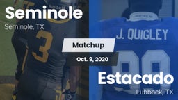 Matchup: Seminole  vs. Estacado  2020