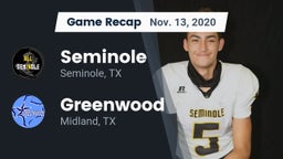 Recap: Seminole  vs. Greenwood   2020
