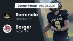 Recap: Seminole  vs. Borger  2021