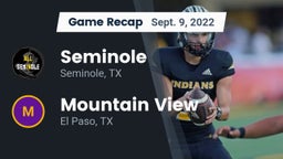 Recap: Seminole  vs. Mountain View  2022