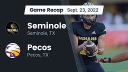 Recap: Seminole  vs. Pecos  2022