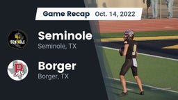 Recap: Seminole  vs. Borger  2022