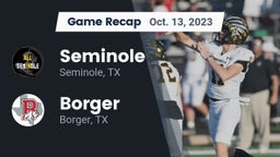 Recap: Seminole  vs. Borger  2023