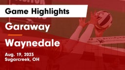 Garaway  vs Waynedale  Game Highlights - Aug. 19, 2023