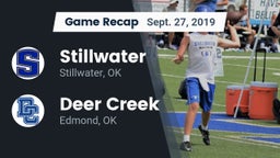 Recap: Stillwater  vs. Deer Creek  2019