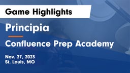 Principia  vs Confluence Prep Academy  Game Highlights - Nov. 27, 2023