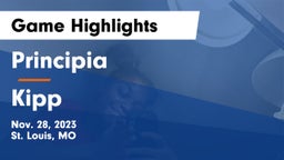 Principia  vs Kipp Game Highlights - Nov. 28, 2023