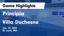 Principia  vs Villa Duchesne  Game Highlights - Jan. 19, 2024