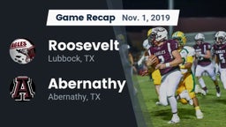 Recap: Roosevelt  vs. Abernathy  2019
