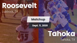 Matchup: Roosevelt High vs. Tahoka  2020