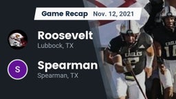 Recap: Roosevelt  vs. Spearman  2021