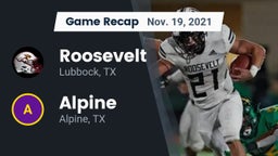Recap: Roosevelt  vs. Alpine  2021