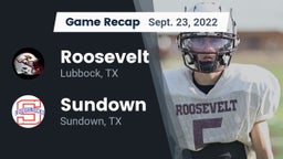 Recap: Roosevelt  vs. Sundown  2022
