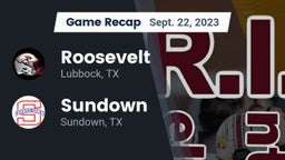 Recap: Roosevelt  vs. Sundown  2023