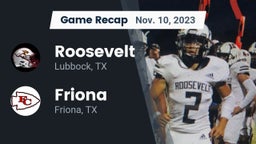 Recap: Roosevelt  vs. Friona  2023
