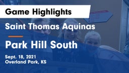 Saint Thomas Aquinas  vs Park Hill South Game Highlights - Sept. 18, 2021