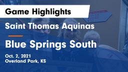 Saint Thomas Aquinas  vs Blue Springs South Game Highlights - Oct. 2, 2021