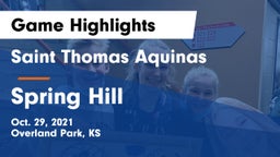 Saint Thomas Aquinas  vs Spring Hill Game Highlights - Oct. 29, 2021