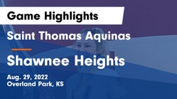 Saint Thomas Aquinas  vs Shawnee Heights Game Highlights - Aug. 29, 2022